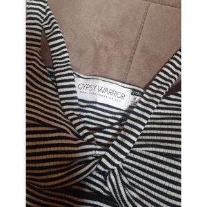 Gypsy warrior striped top medium